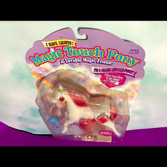 MAGIC TOUCH PONY VINTAGE 90s MAGIC JEWELS PONY SELENA JEWELS LIGHT UP & BLINK - Picture 7 of 14